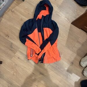 lululemon athletica Orange and Black Jacket